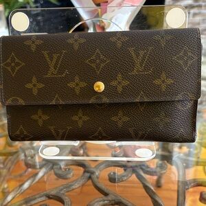 Louis Vuitton Dark Brown Monogram Wallet